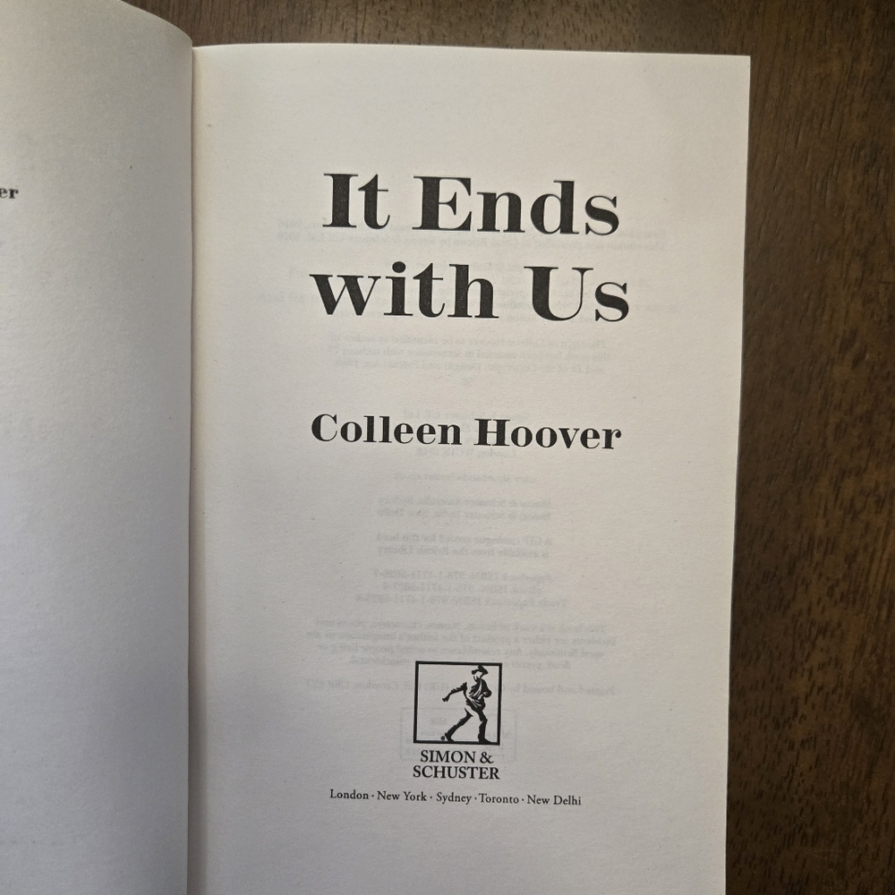 It Ends with Us By Colleen Hoover - Picture 5 of 7